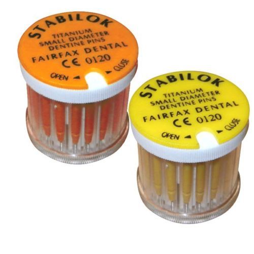 Stabilok Standard Kit – FAIRFAX 20 Pins + 1 Drills Titanium S/M Diameter Dentine