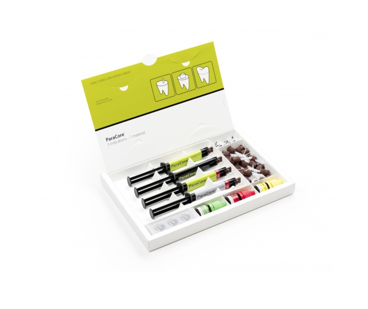 Coltene Dental PARACORE DC Core Buildup & Resin Cement 3 Indications Kit