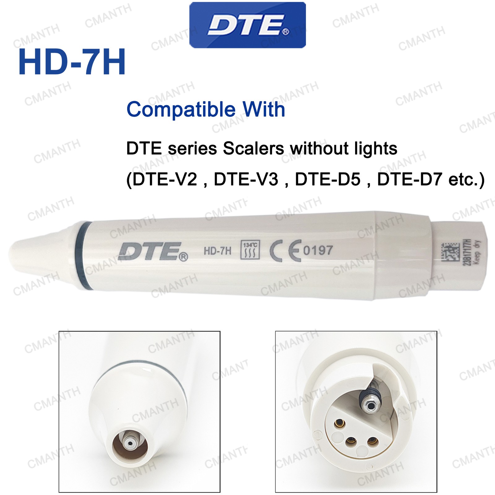 Woodpecker DTE Dental Ultrasonic Scaler Handpiece HW-5L HD-7L Scaler Tips G1 GD1