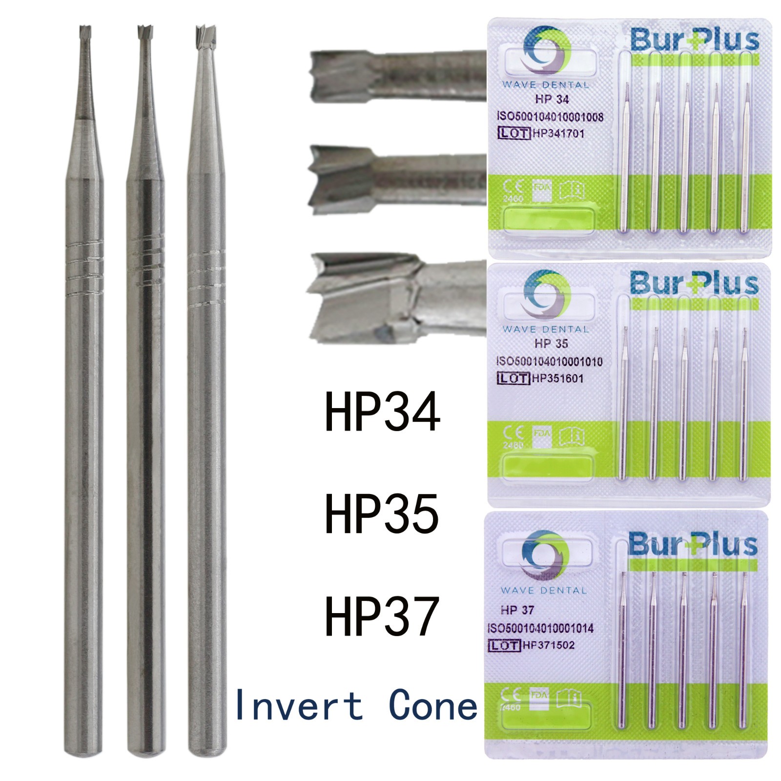 Wave Dental Surgical Straight Handpiece Burs Carbide Bur 44.5mm HP #1/4 557 702L