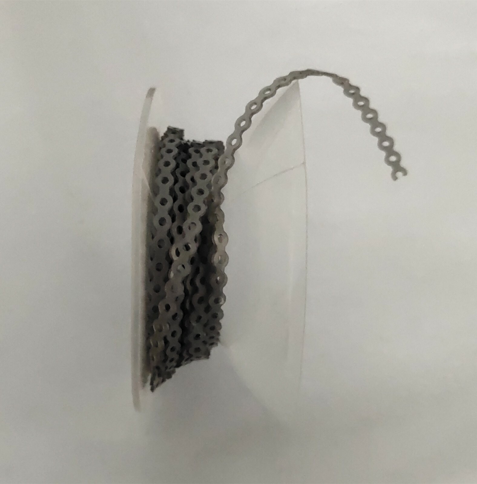 1 Pack Ligature Ties 1008Pcs &1 Pc Elastic Power Chain 15 Feet Short Grey Gray