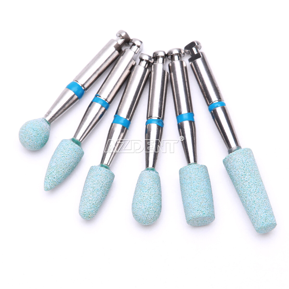 AZDENT Dental Lab Ceramic Diamond Burs HP/RA Polish Grinder Zirconia Porcelain