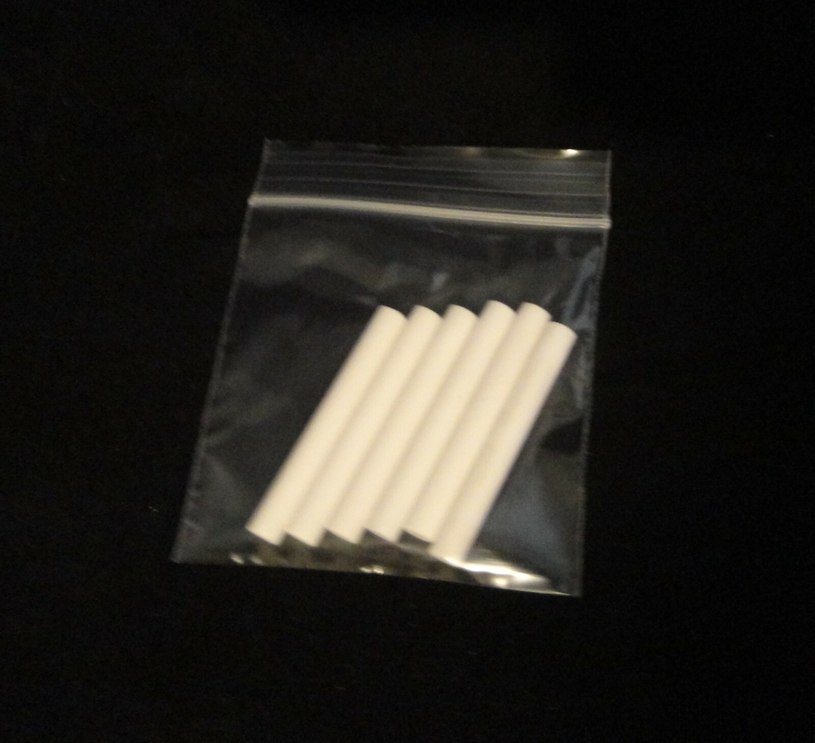 LOT OF SIX 0.250″ D x 2.0” LONG HIGH PURITY ALUMINA CERAMIC ROD 98.0% No.: 196