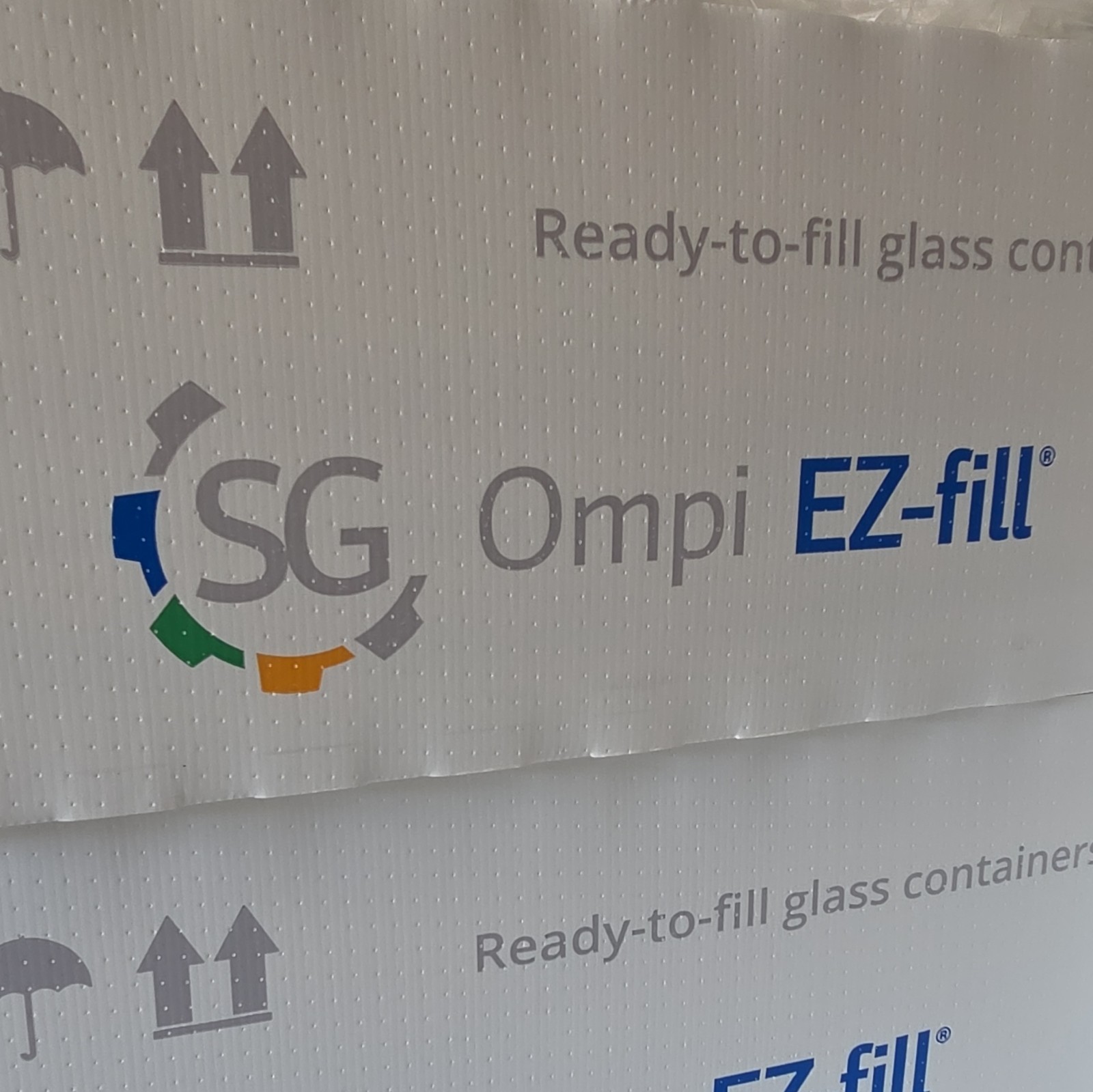SG Omppi EZ-fill 10mL Ready-to-Fill Glass Vials Tray 05B2540.6592