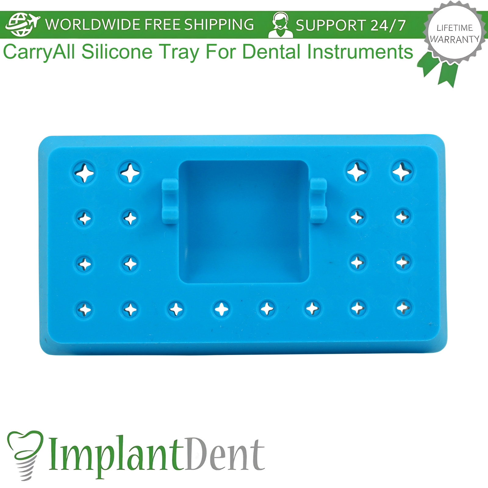 CarryAll Silicone Tray For Dental Instruments All Types Of Burs Compatible