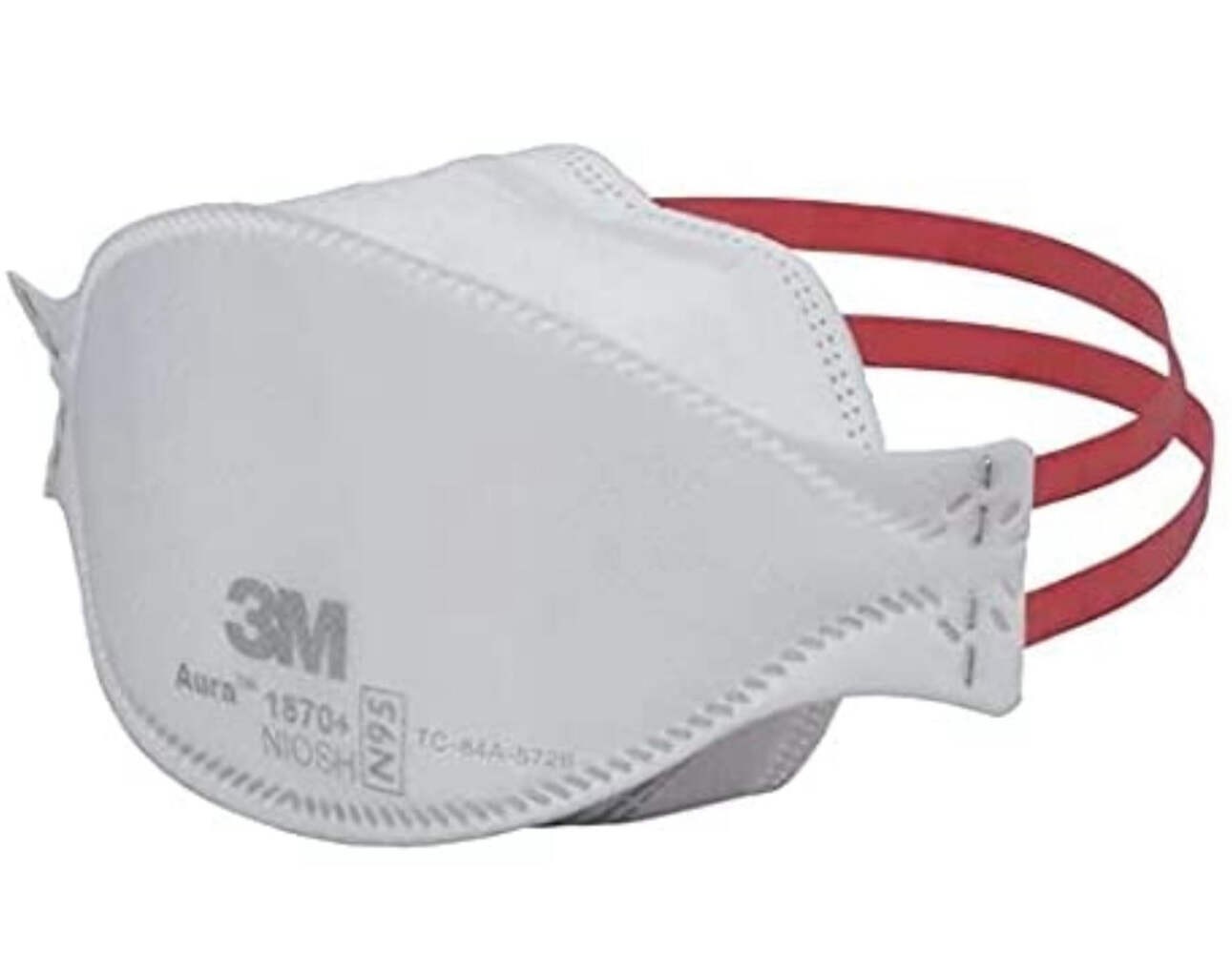 Aura™ Health Care Particulate Respirator 1870+, N95, NIOSH Certified