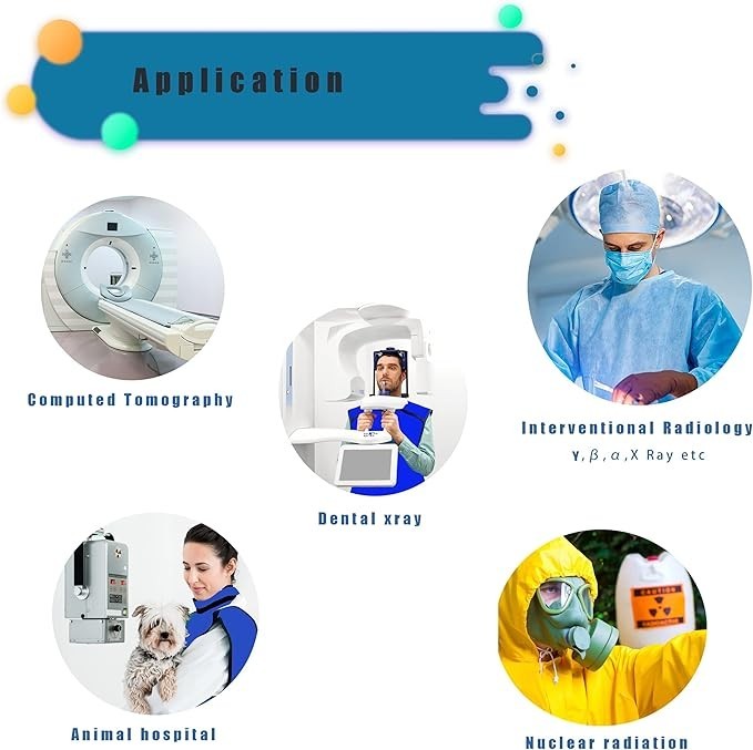 0.5Mmpb Xray Lead Apron for Xray with Thyroid Shield Collar,Lead Gown,Dental Xra