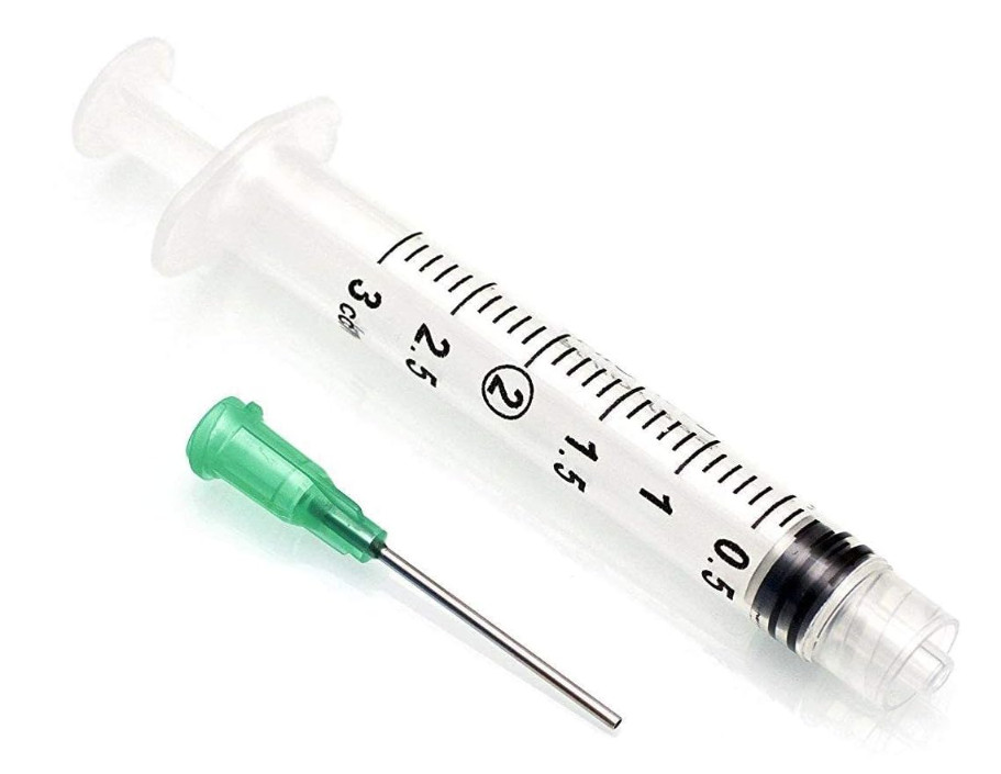 52 Pcs – 3ml 5ml 10ml 20ml Syringes with 14ga, 20ga,21ga, 23ga Blunt Tip Needles