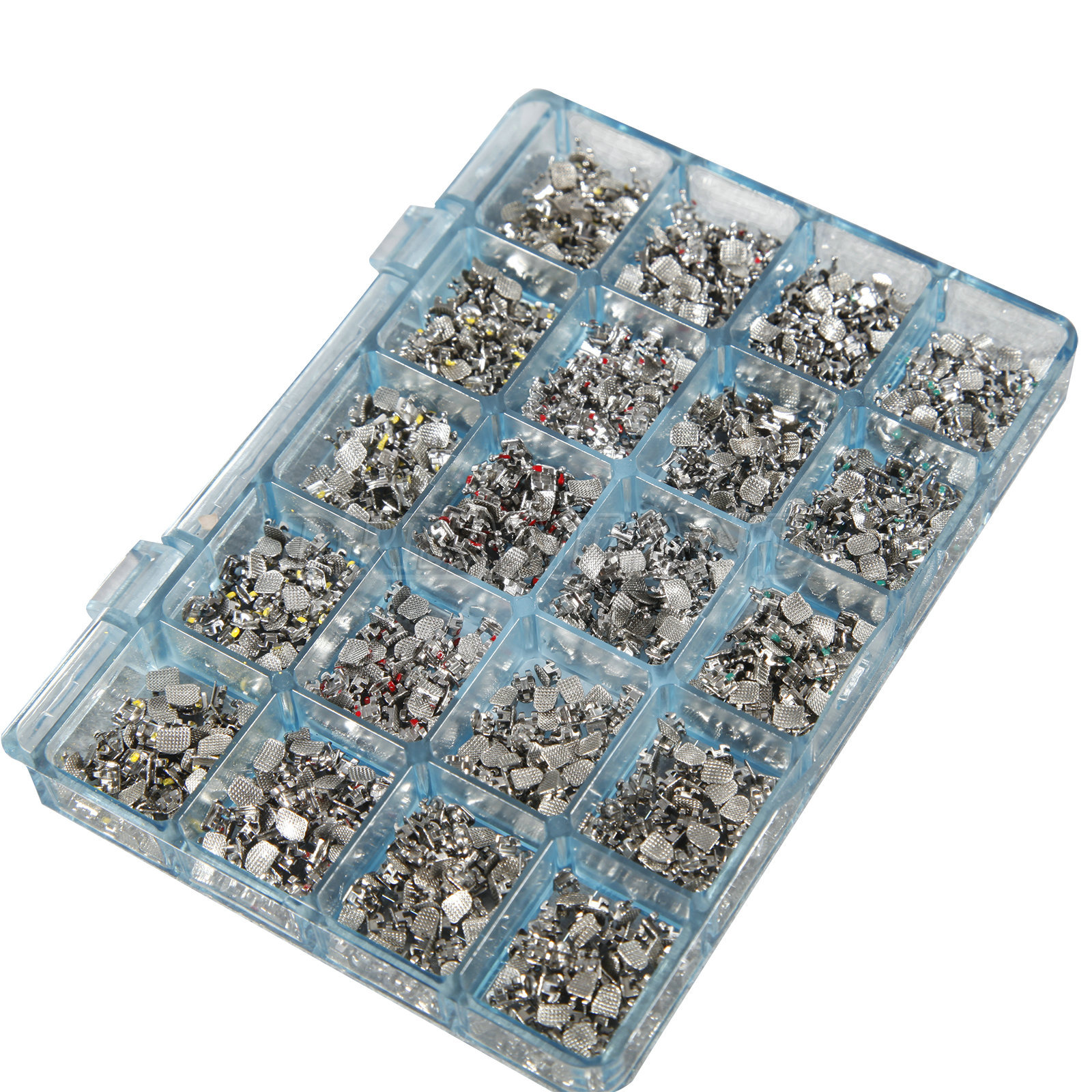 1000 PCS Dental Metal Orthodontics Brackets Brace MINI Roth.022 345 Hooks #2