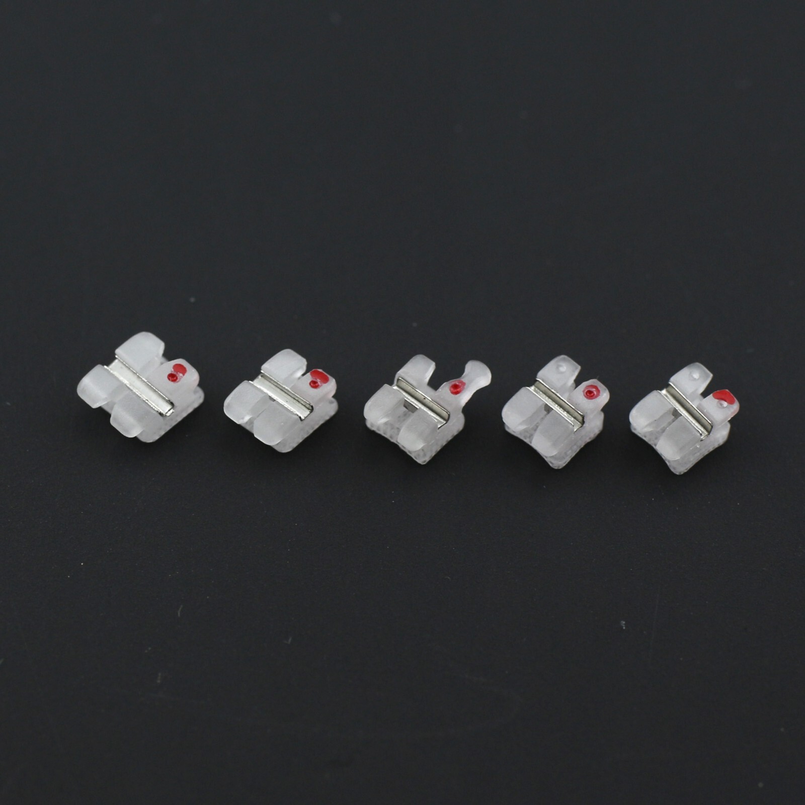 Orthodontic Roth 018/022 Metal Slot Ceramic Bracket 5-5 3M Clarity Aesthetic