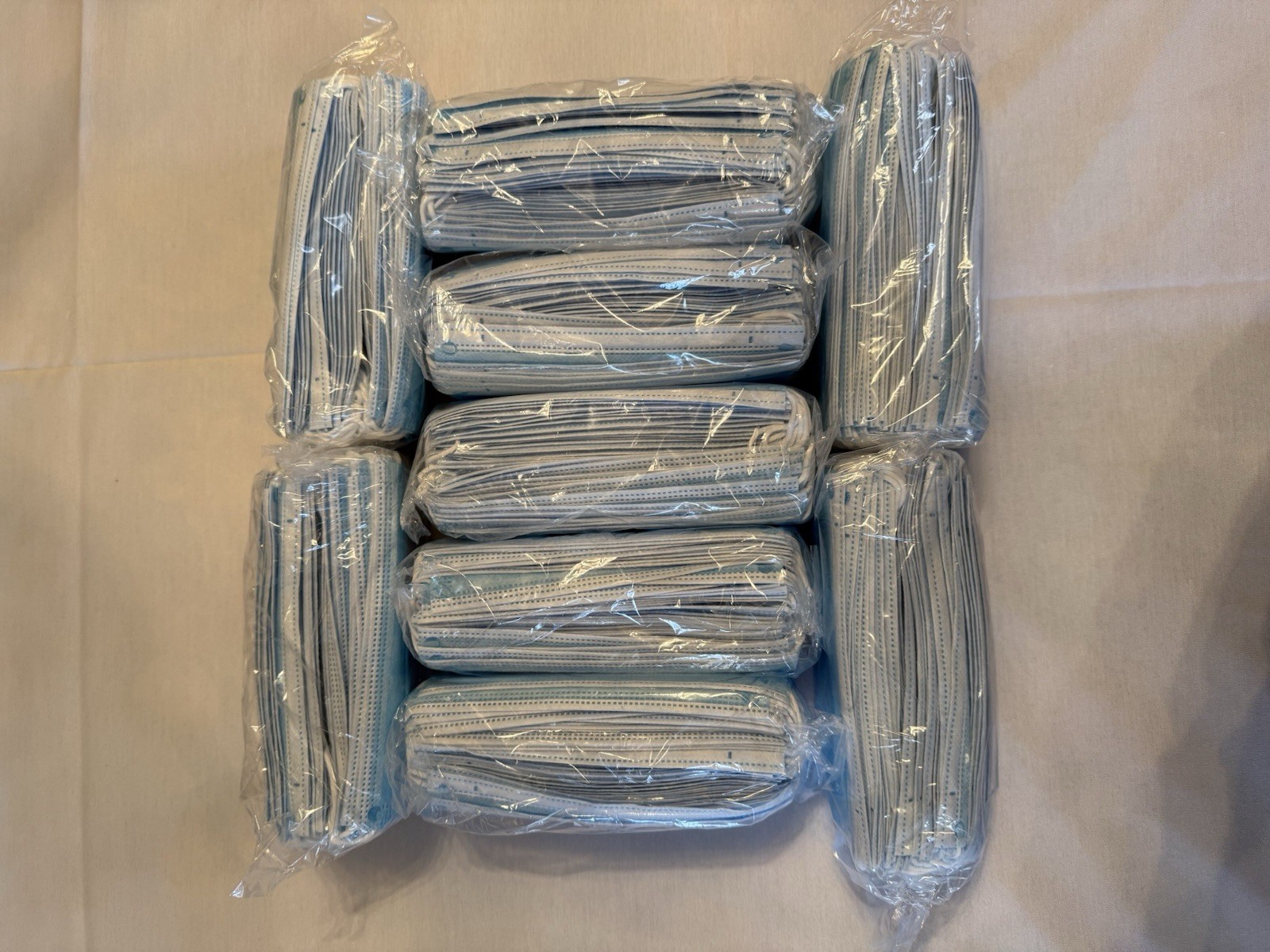 Blue Disposable Face Masks Bulk Pack for Lab, Dental, Cosmetology Use