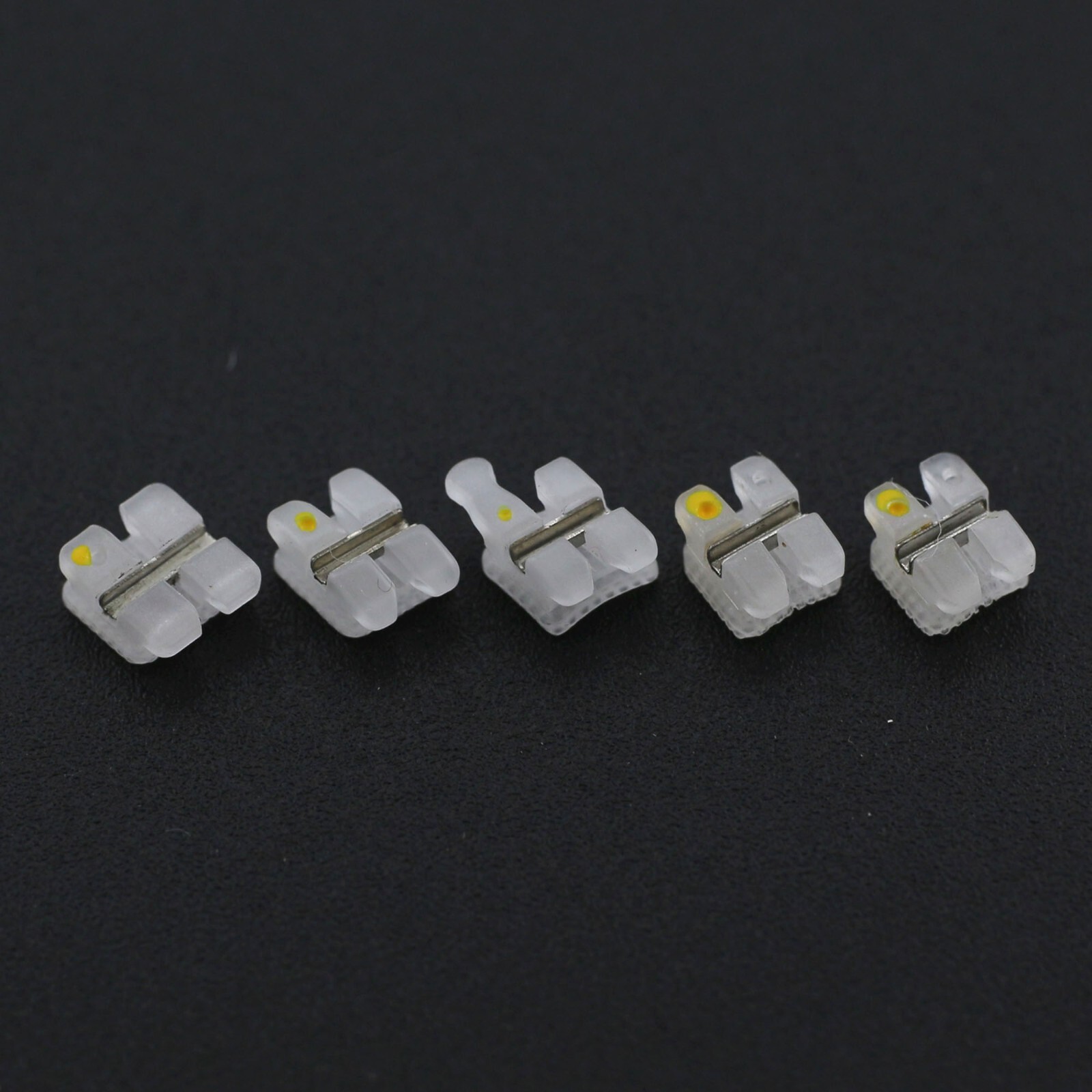 Orthodontic Roth 018/022 Metal Slot Ceramic Bracket 5-5 3M Clarity Aesthetic