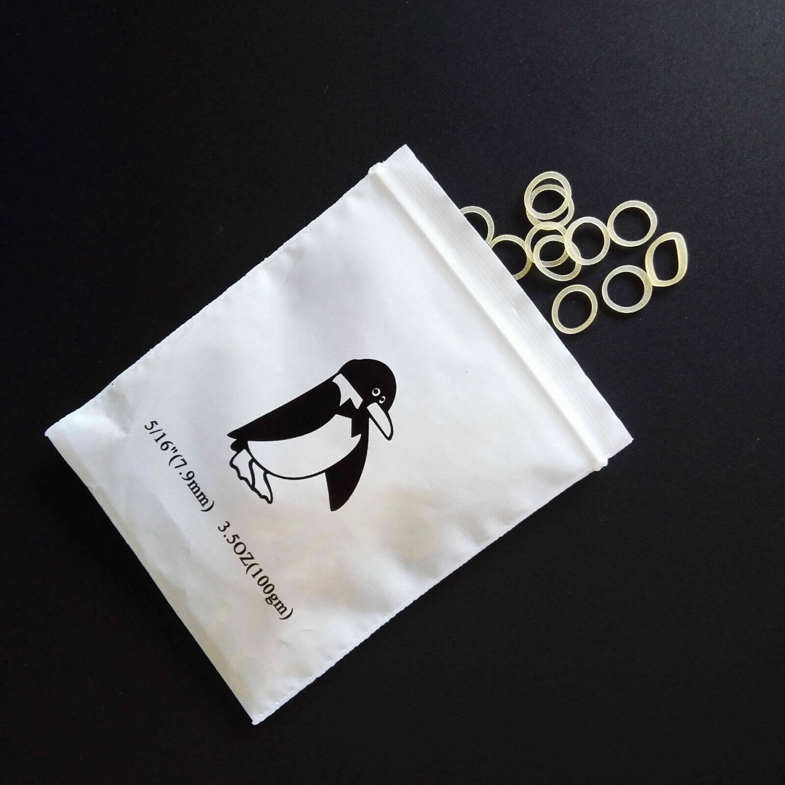 1 Bag 100PCS Dental Orthodontic Elastic Rubber Bands Brace Fox 6.5OZ 1/4″