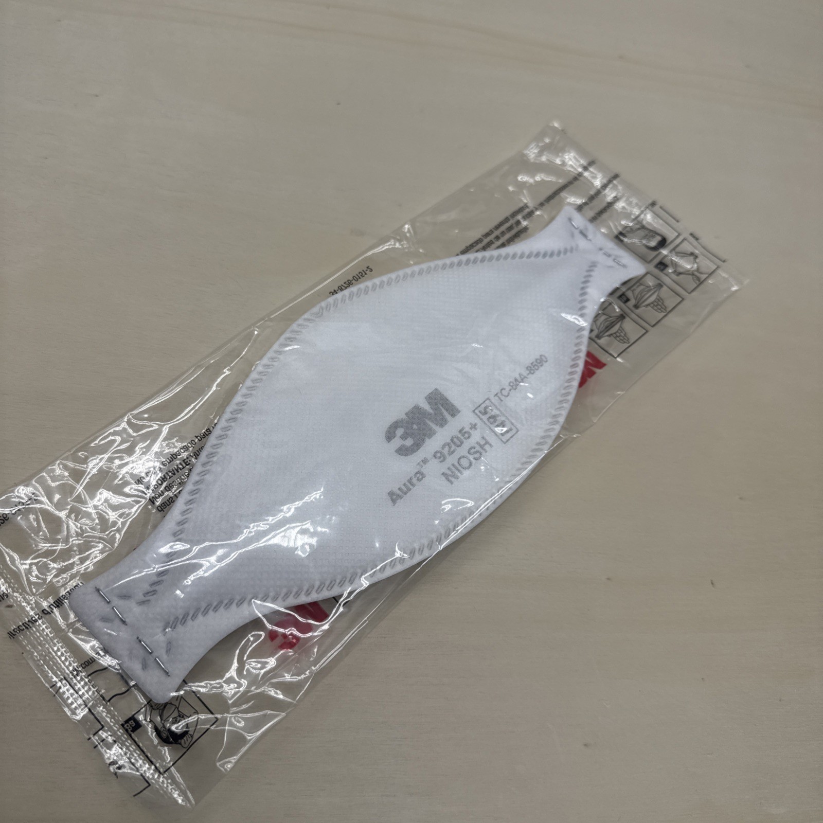 3M Aura 9205 N 95 Particulate Respirator Face Mask – White LOT OF 190