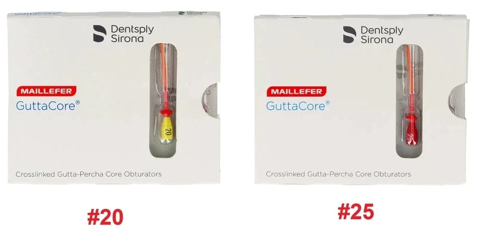 GuttaCore Obturators Size #25/#20 Pack Of 30 Obturators Tulsa Dental (Free Ship)