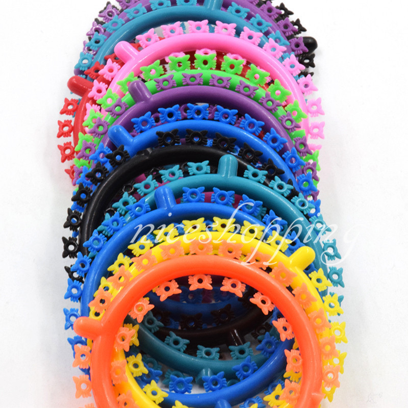 1000X Dental Orthodontic Cartoon Ligature Ties Kitty Ties Multi-colored 1 Pack