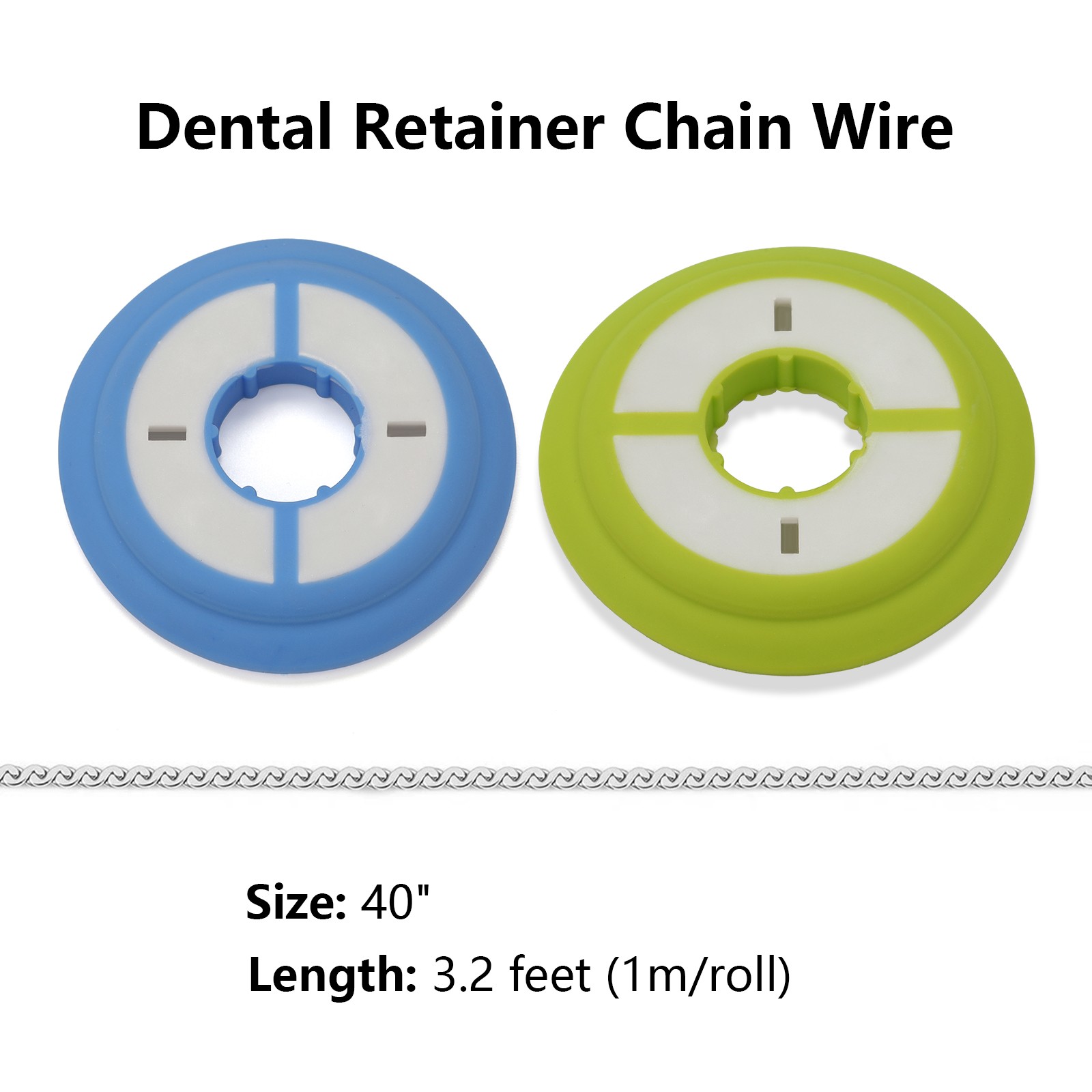 Orthodontic Dental Lingual Retainer Wire Stainless Steel Retention Wires Chain
