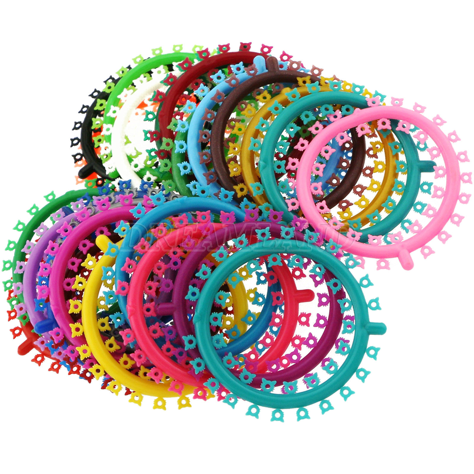 1000 Pcs New Orthodontic Elastic Rubber Multi-Colored Kitty Design Ligature Tie