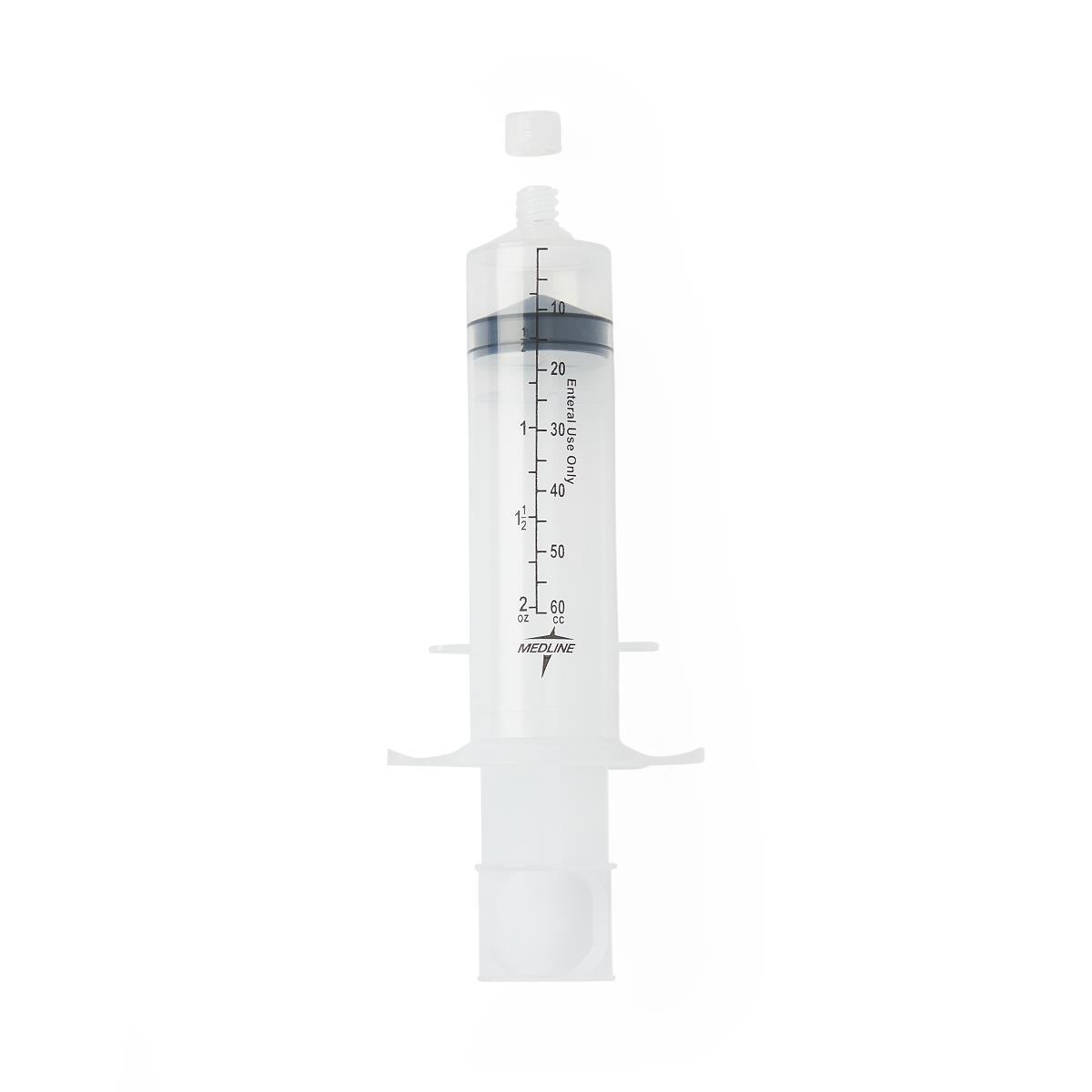 Medline ENFit 60 mL Flat Top Irrigation / Feeding Syringe 5 EA – ENFIT70642