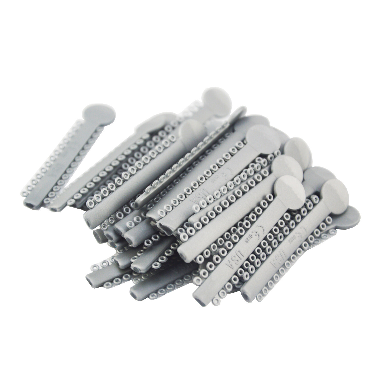 1040Pcs Dental Orthodontic Elastic Ligature Ties Rubber Bands for Brackets Brace