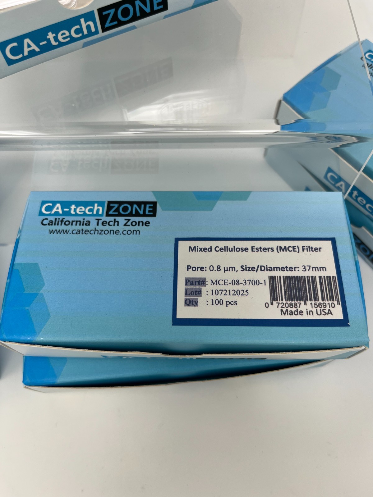 Mixed Cellulose Esters (MCE) Membrane Filter (0.8μm)37 mm (non-Sterile) (100/pk)