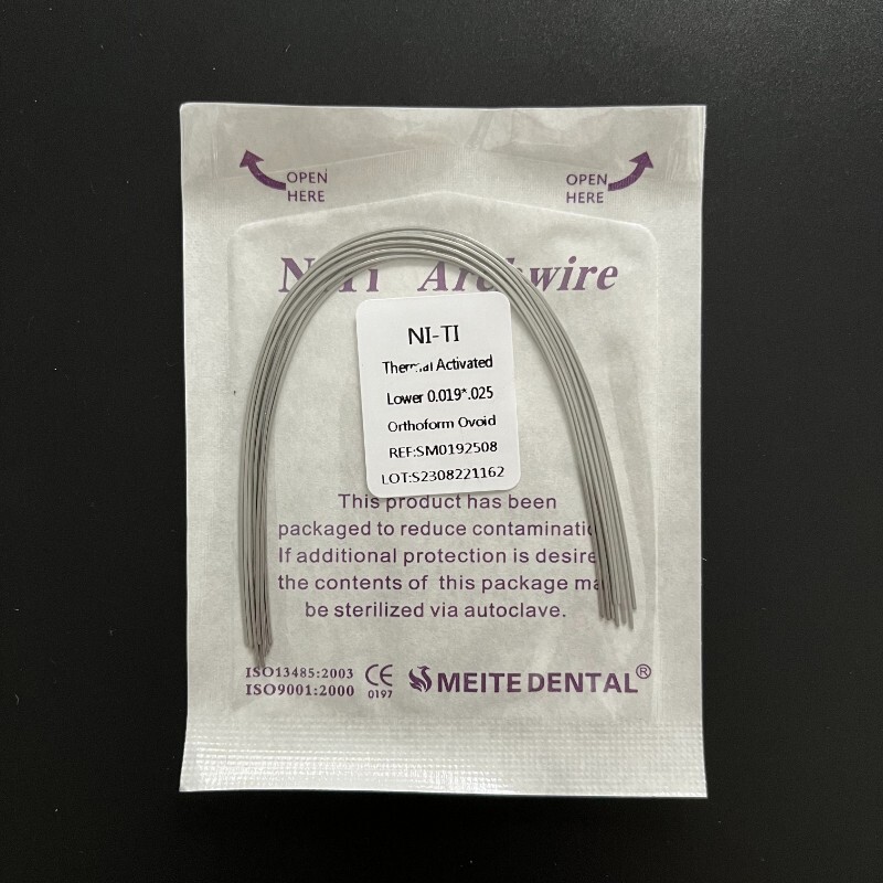 10 Packs Dental Orthodontic Thermal Activated Niti Arch Wires Rectangular Ovoid