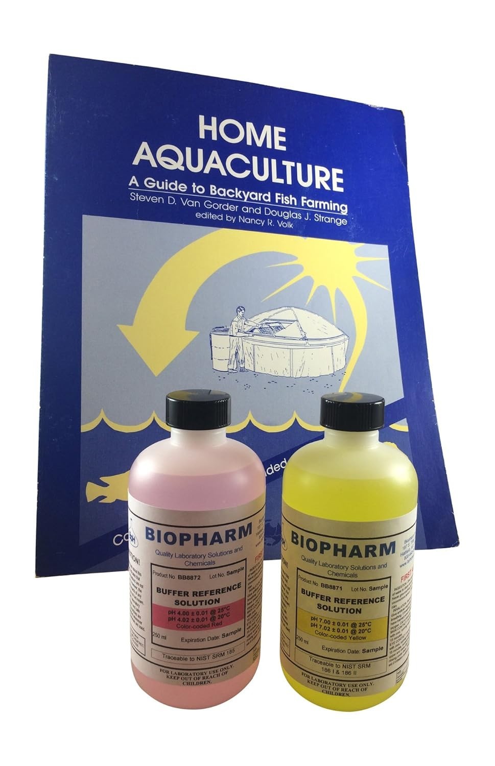 pH Buffer Calibration Solution Kit 4-Pack — 250 mL 8.4 fl oz Each: pH 4.00 Bu…