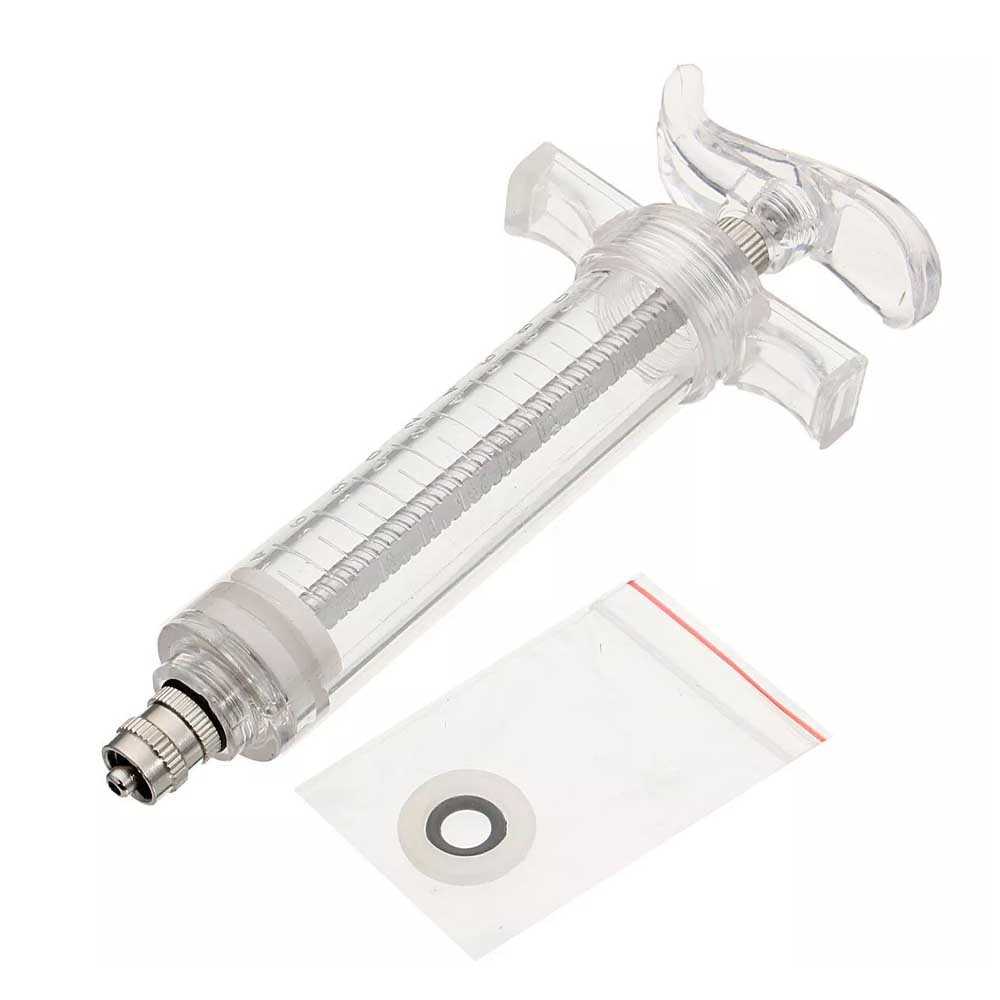 1/2/3/4PCS 20/50/100ml Reusable Veterinary Syringe for Livestock Supply Tool USA