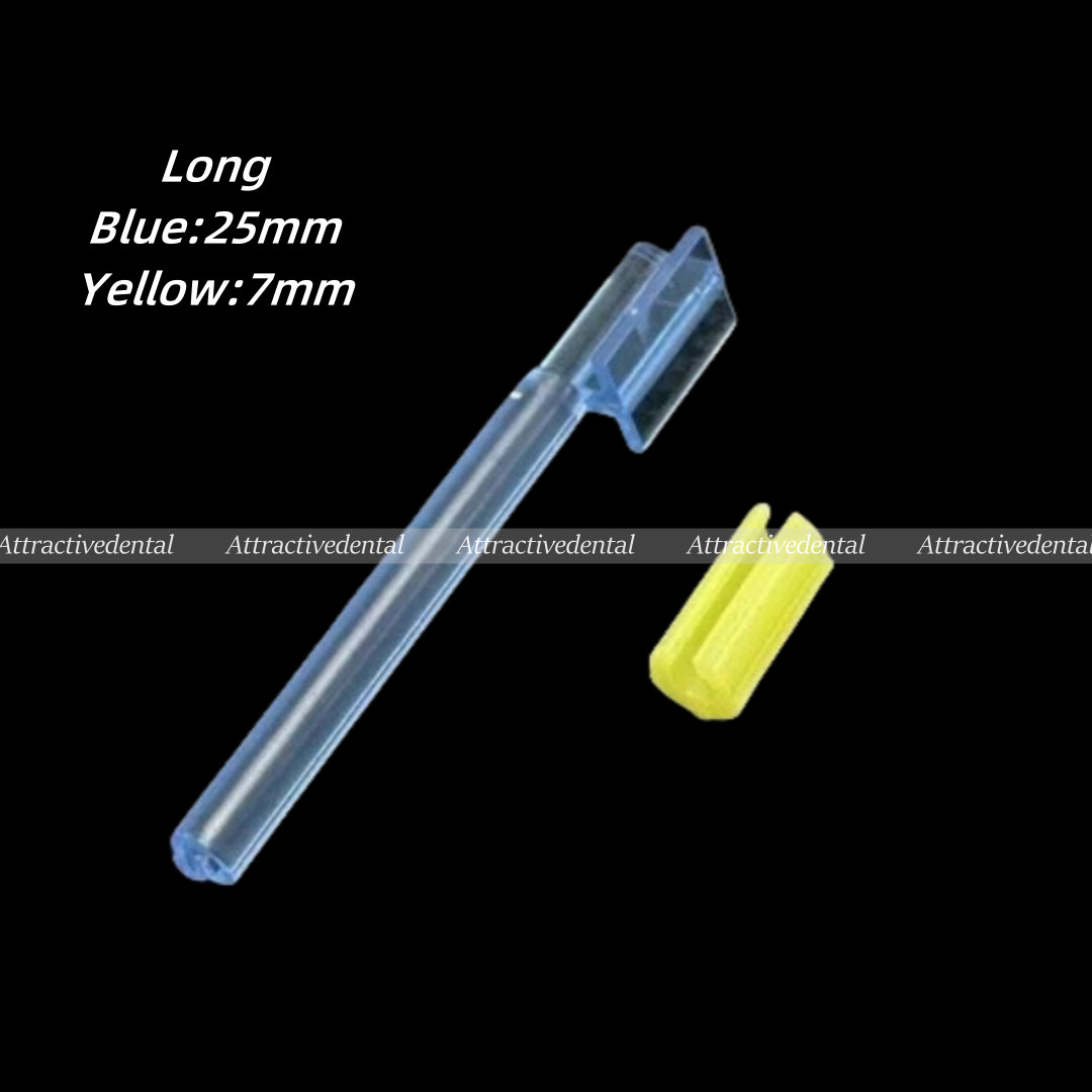10x Dental Rider Female Yellow Riders Blue Hader Bar Attachment Denture USA