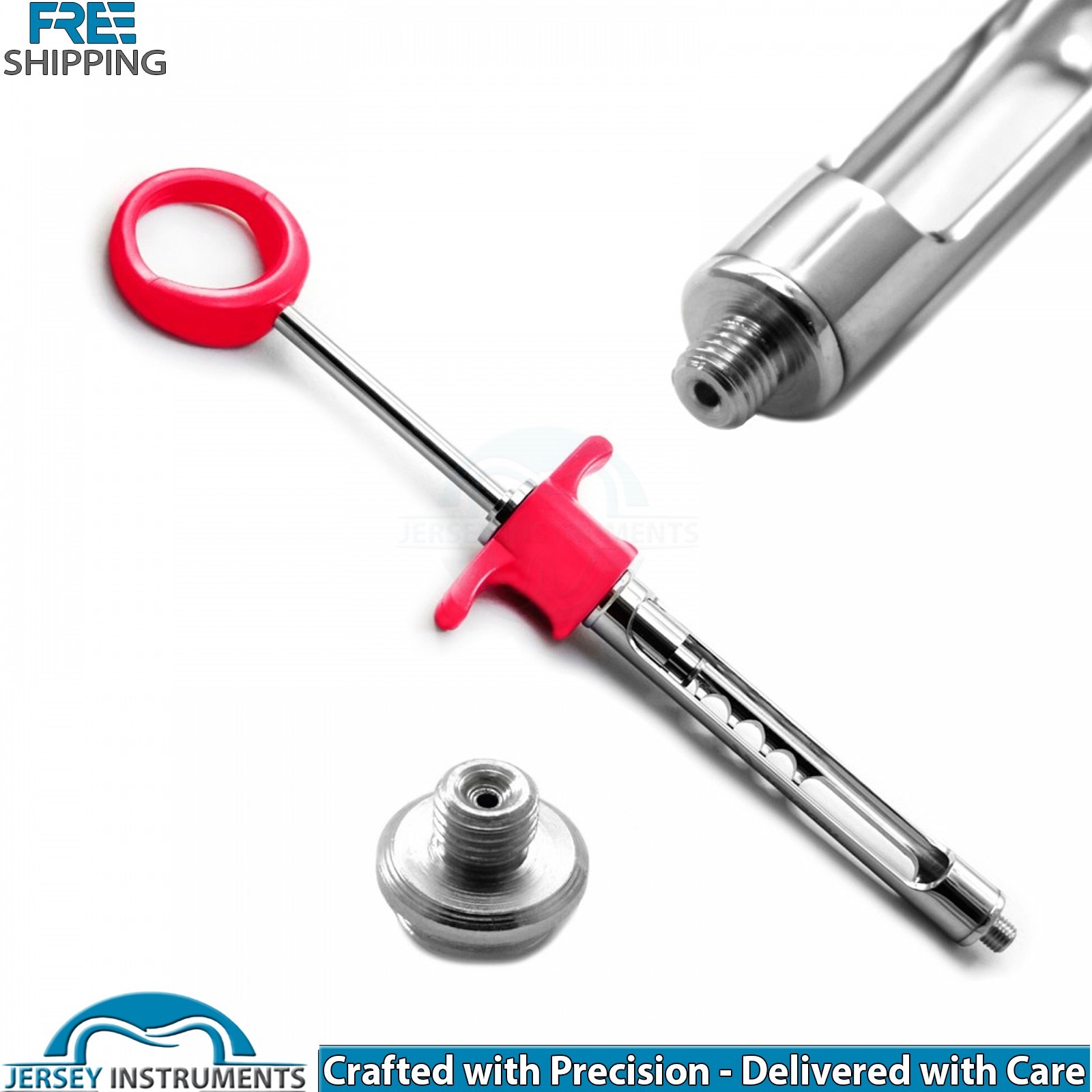 Dental Anesthesia Cartridge Syringe 2.2ml Pink Injection Dentist Surgical Tool