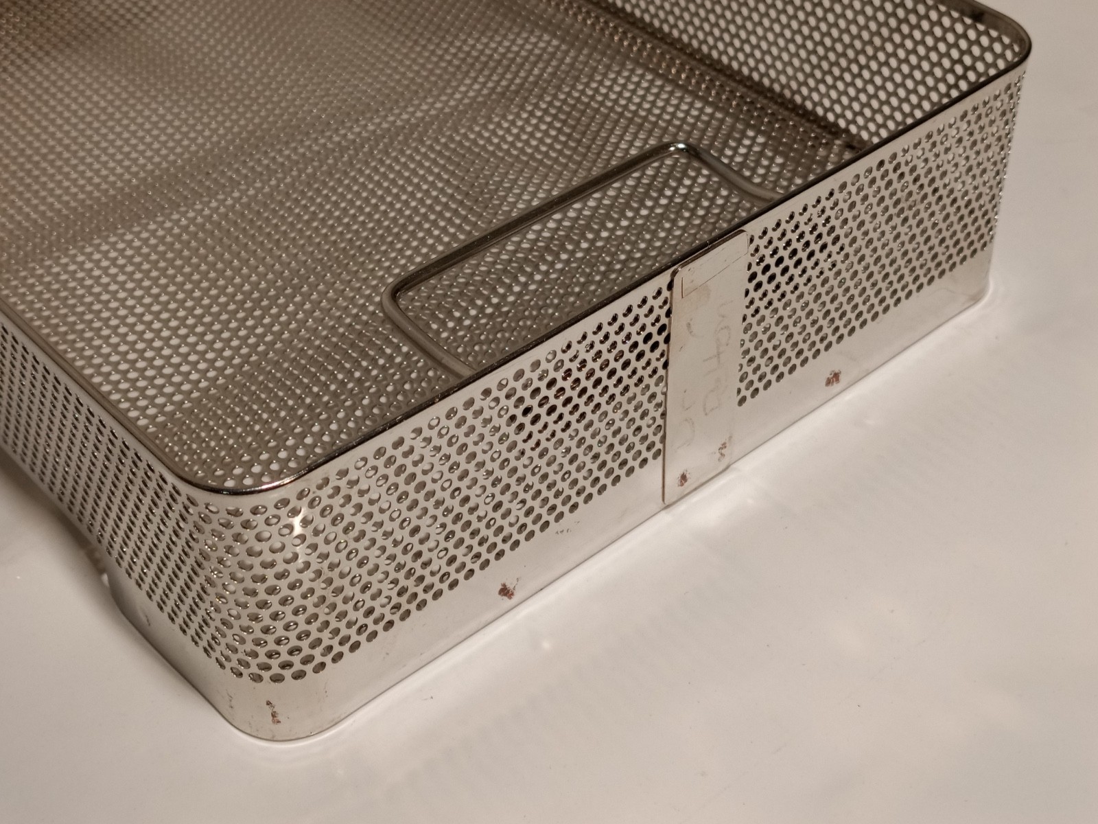 Unbranded Stainless Sterilization Tray Basket Set With Insert And Lid As Shown