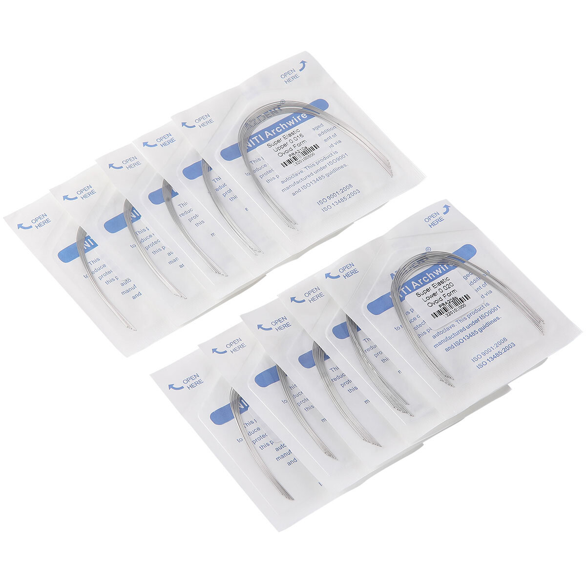 AZDENT Dental Orthodontic Super Elastic Niti Arch Wire Round Ovoid Form