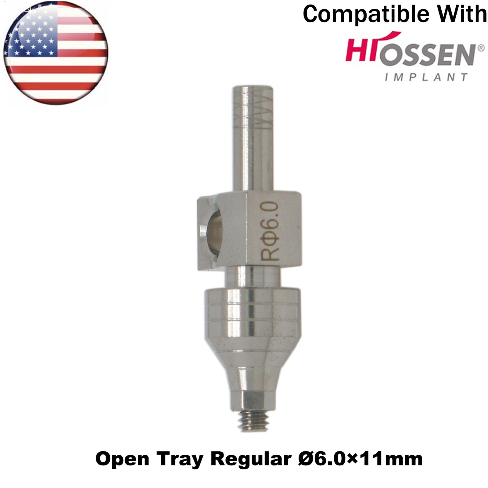 US Dental Transfer Impression Coping Open Tray M/R Fits Hiossen Osstem ET
