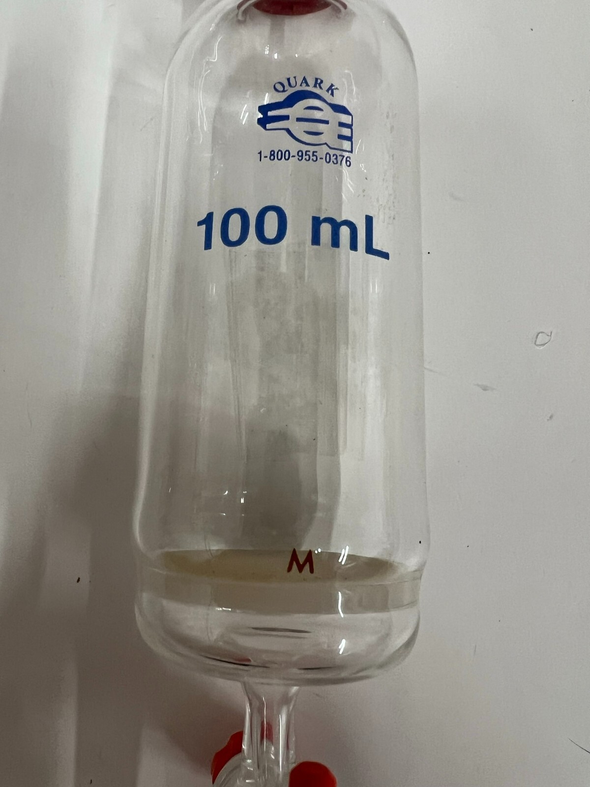 Peptide Synthesis Vessel Solid Phase 100 mL with Medium Frit GL14 Thread