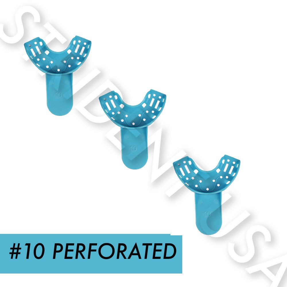 Dental Impression Tray Autoclavable 12 per box Multiple sizes