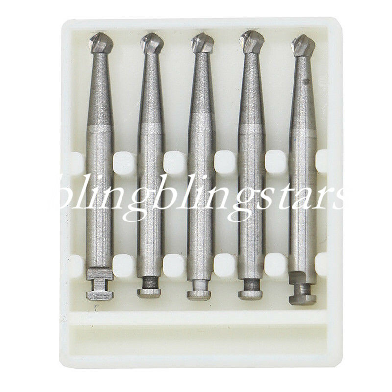 8 Types Dental Round Carbide Bur for Slow Speed Latch Type RA 1# – 8# Burs