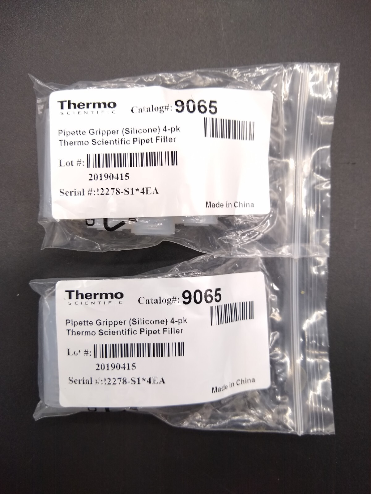 Thermo 9065 S1 Pipet Filler Silicone Gripper Pipette (2 Packs, Total Qty=8)