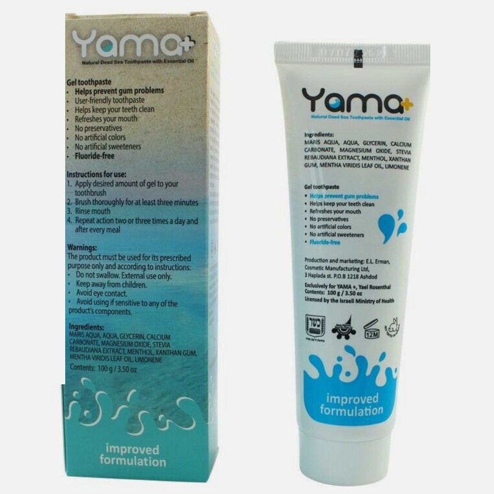 1pcs Dental YAMA+ Natural Dead Sea Toothpaste With Essential Oils
