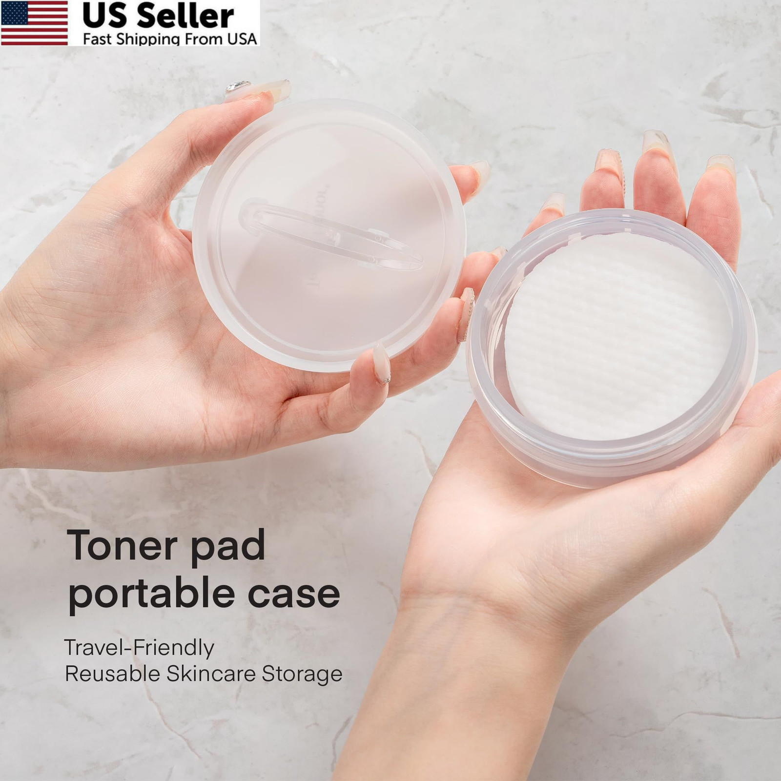 Small Travel Containers for Skincare: Korean Mini 1 Count (Pack of 1), White