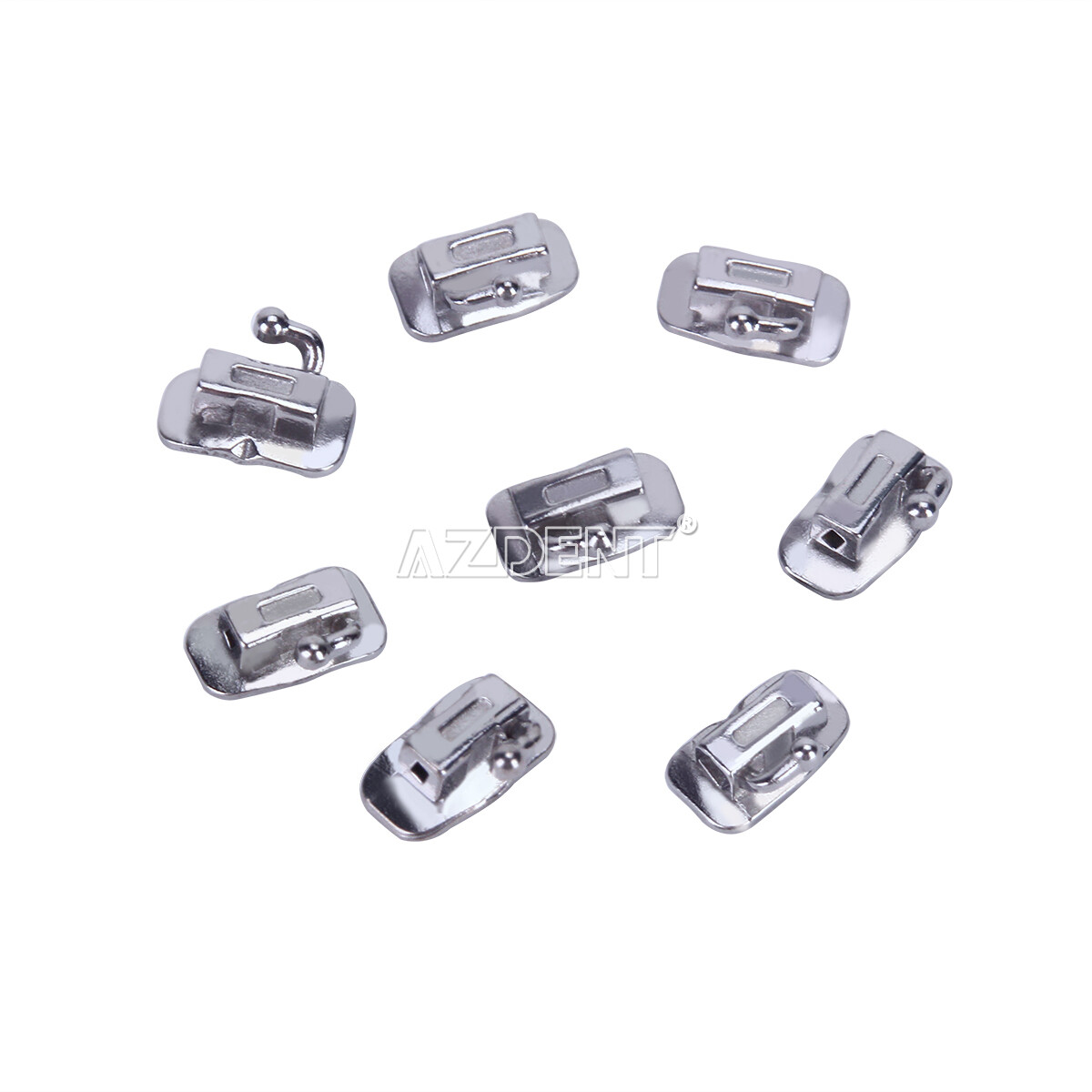 Dental Orthodontic Buccal Tubes 1st 2nd Molar Tube Roth MBT 022 Bondable AZDENT