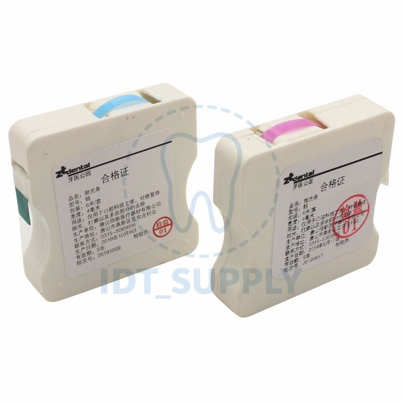 Dental Interproximal Polishing Strips 6m Resin Finishing Coarse Fine Strip