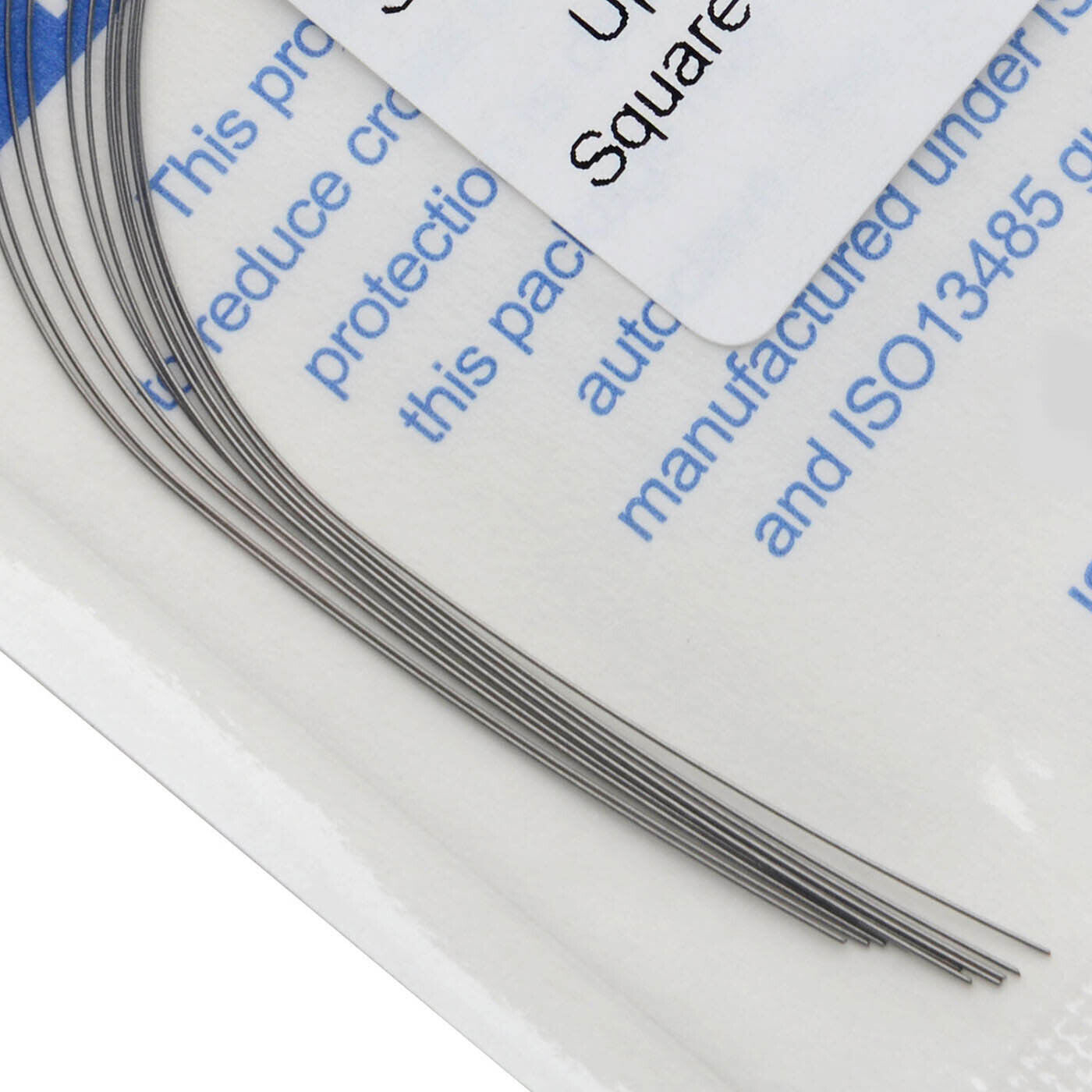 dental Orthodo super elástico niti redondear alambre ovoide/naturaleza/cuadrado