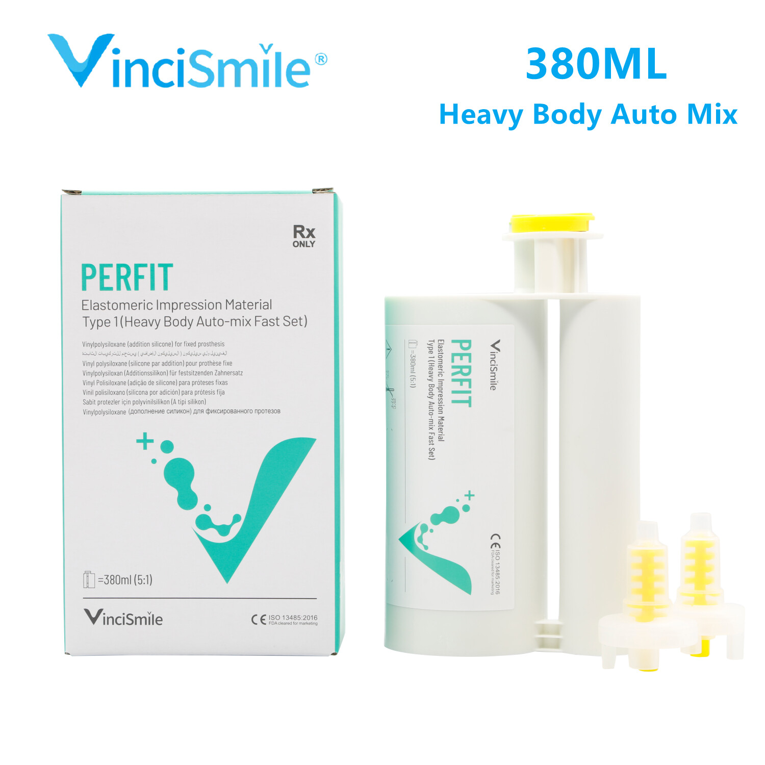 VPS Dental Impression Material Putty Heavy Regular Light Body Fast Normal Set