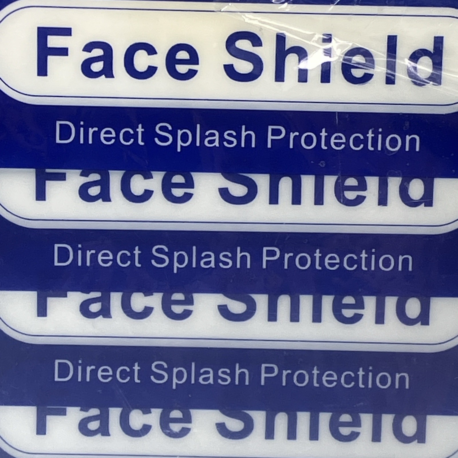 10PCS Safety Full Face Shield Reusable Washable Face Mask Clear Protection Cover