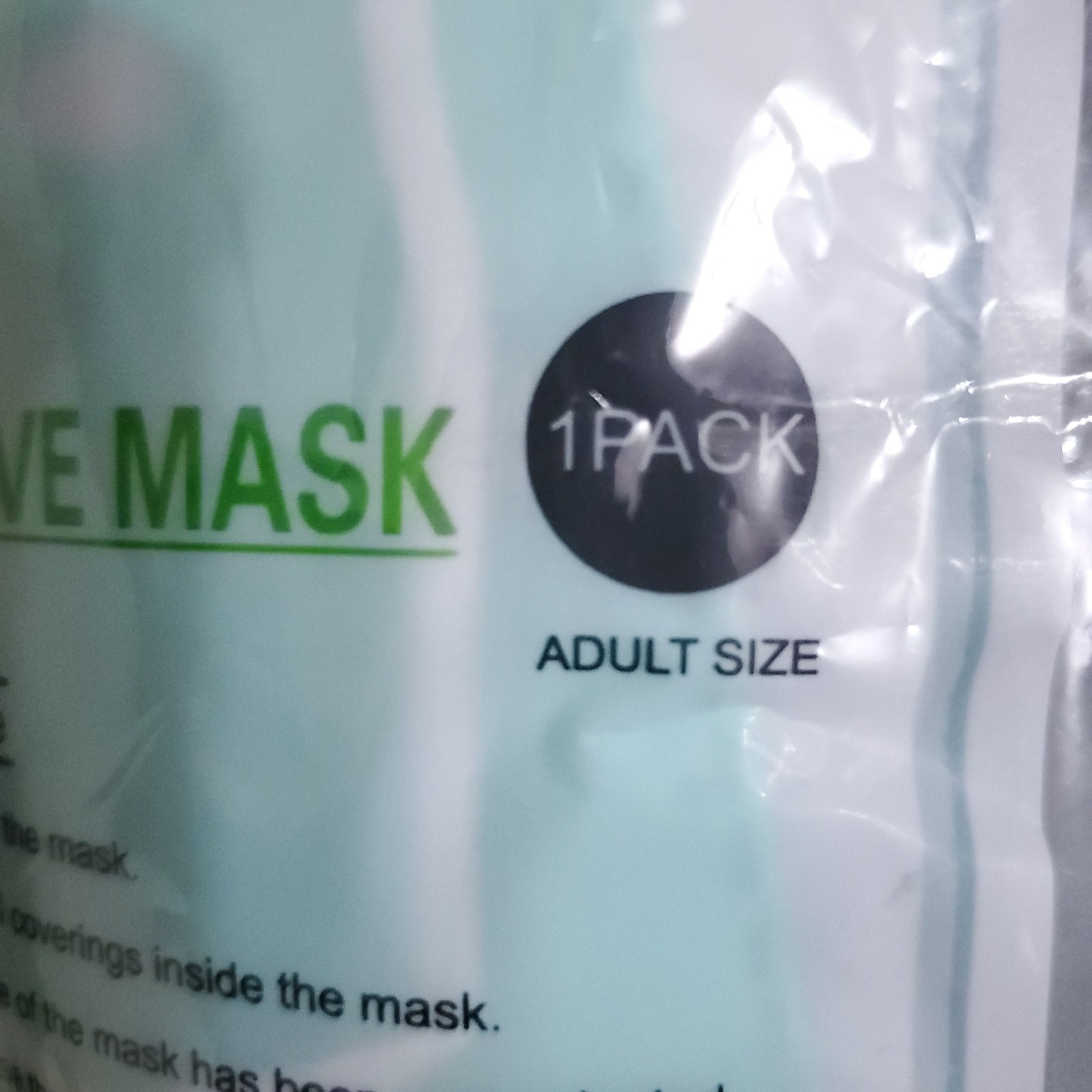 KF94 Protective 200 Pcs 4 Layer Face Mask Disposable Green