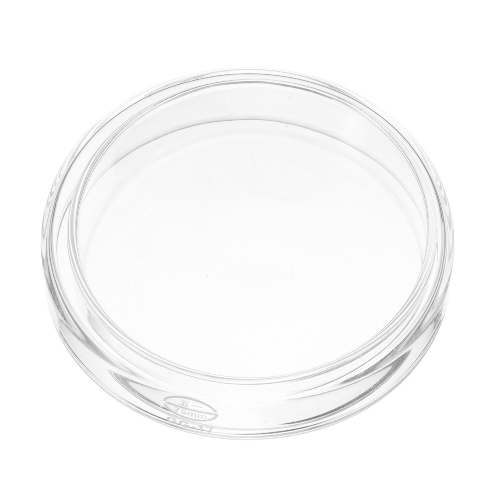 1 Set Transparent Glass Petri Dishes Bulk with Lids for Lab Use