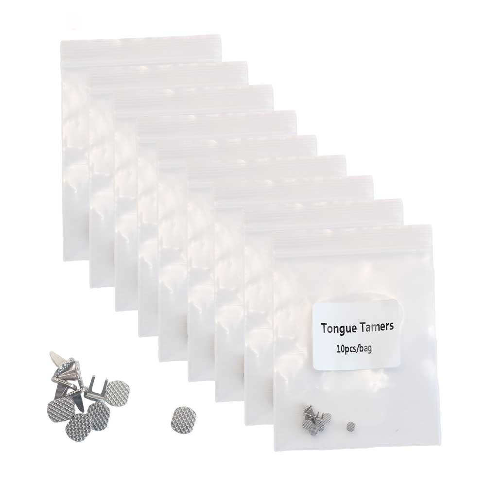 Dental Ortho Bite Turbos Openner Tongue Tamers Monoblock Bondable Hinge 10 Packs