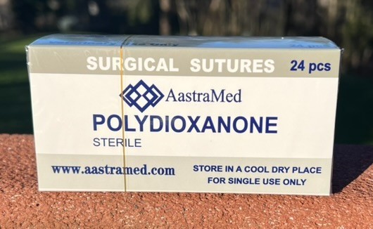 3/0 PDS/PDO 72ct Veterinary Surgical Suture Polydioxanone monofilament Dental