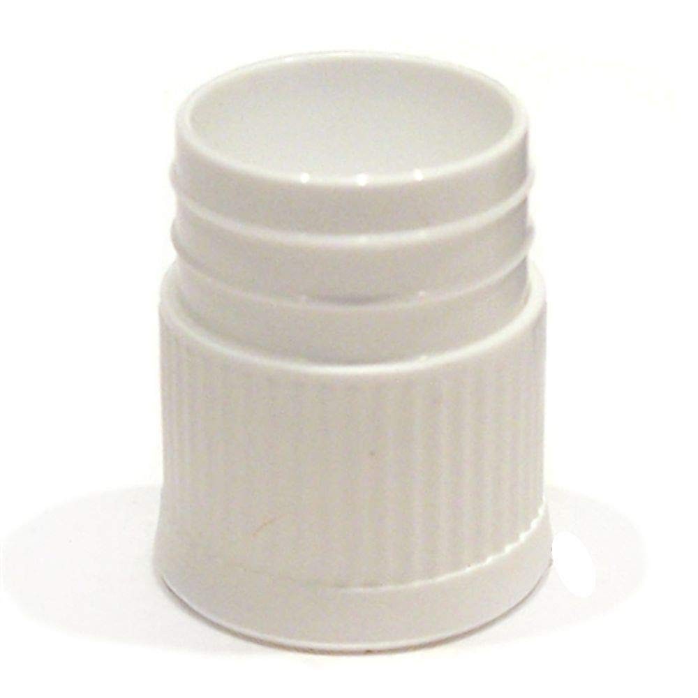 Natural 16x125mm Polypropylene Plastic Test Tube Set White Caps Rack 50 Pack
