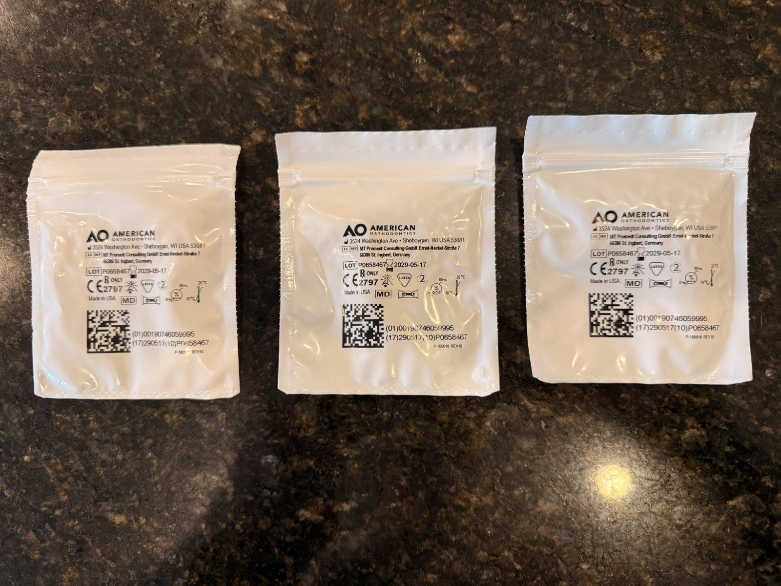 3 Southern Bald Eagle American Orthodontics Elastics Dental Rubber Bands